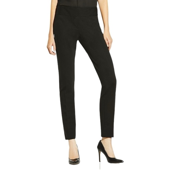 Vince Camuto Stretch Mid Rise Dress Crop Pants. Black Size 8 #1316 - Picture 1 of 6